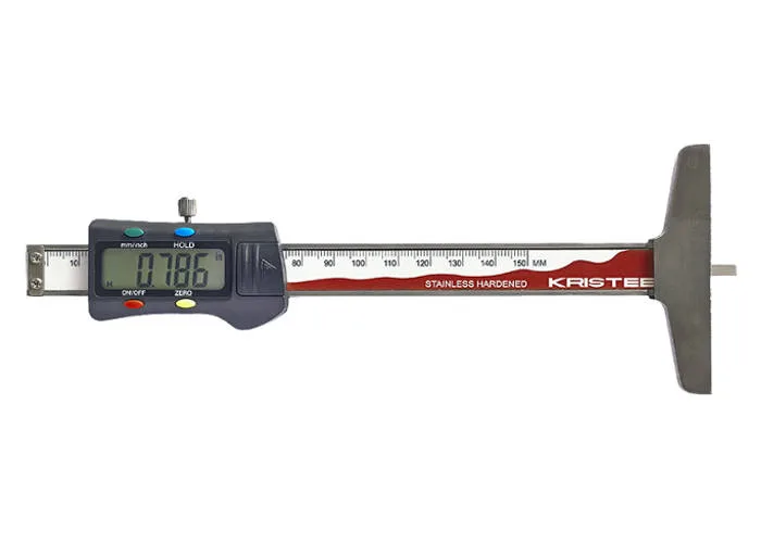 Kristeel 3971 150 mm / 6 inch Digital Depth Gauge With Calibration Certificate,