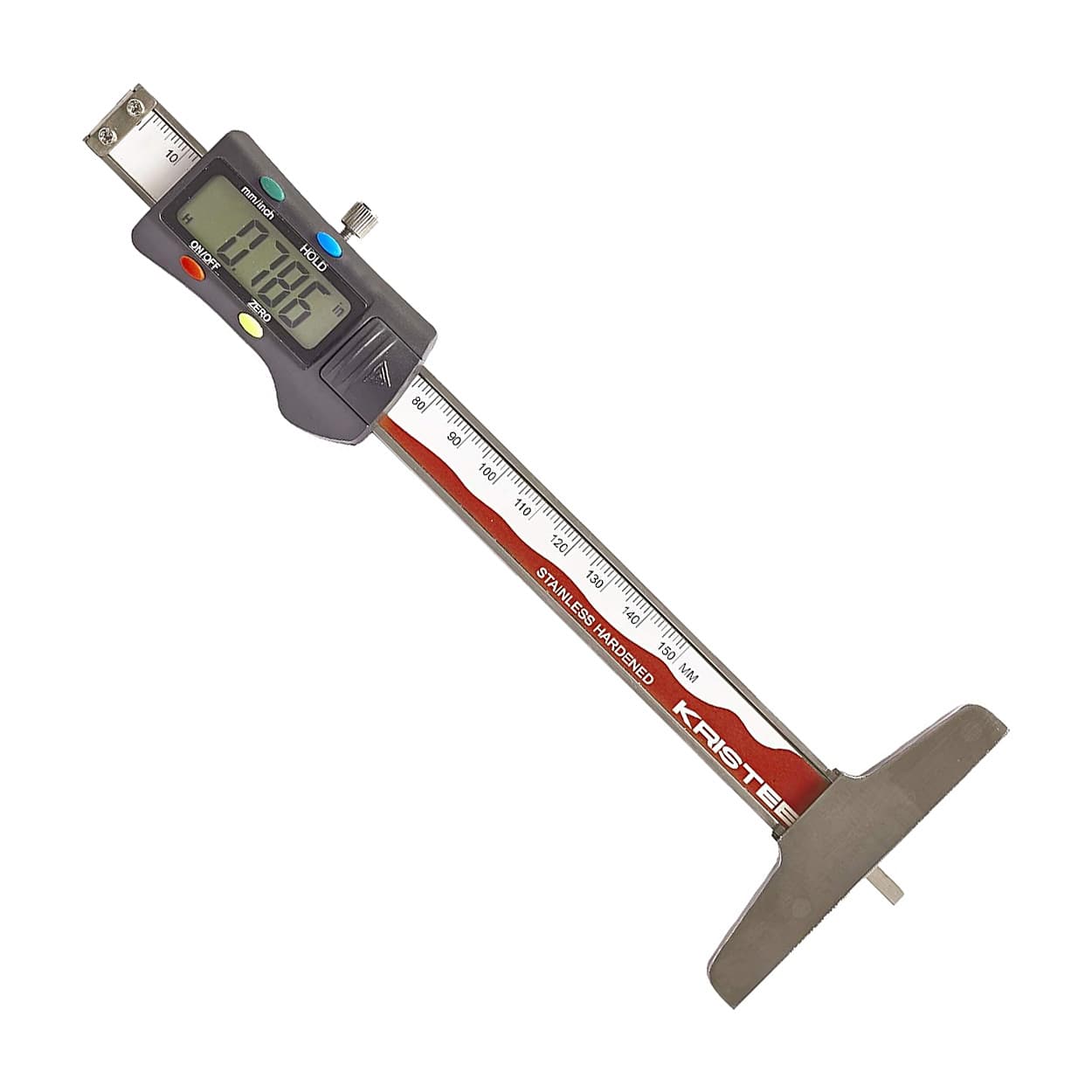 Kristeel 3971 150 mm / 6 inch Digital Depth Gauge With Calibration Certificate, - photo 2