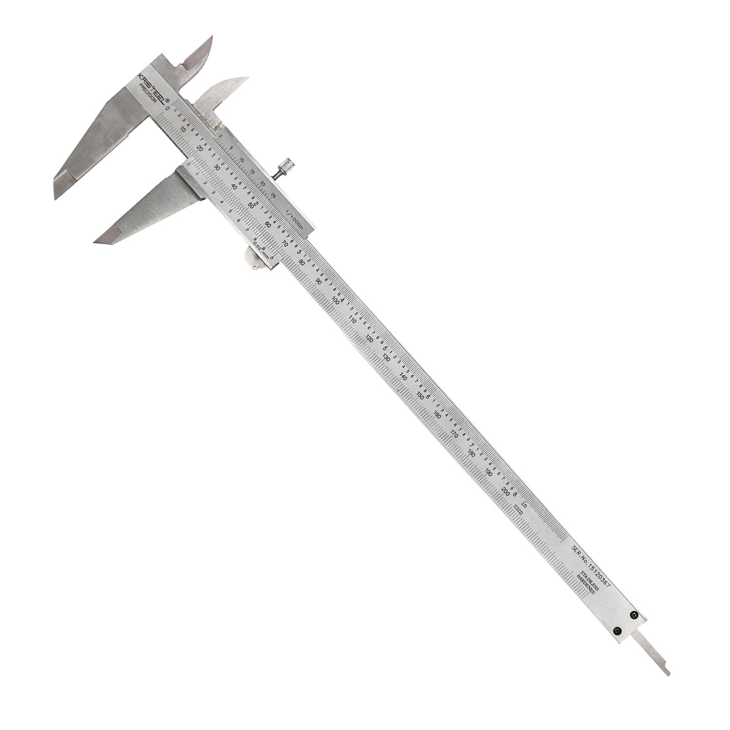 Kristeel 3805 150 mm / 6 inch Vernier Caliper Without Fine Adustment Monoblock & Calibration Certificate,