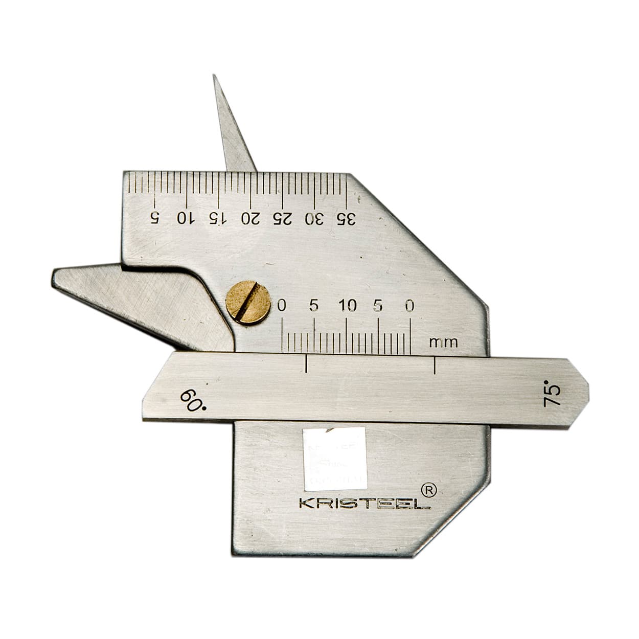 Kristeel WG-A 0 - 35 mm / 0 - 60° Weld Fillet Gauge - Multipurpose (Type A), ( pack of 2 pic)