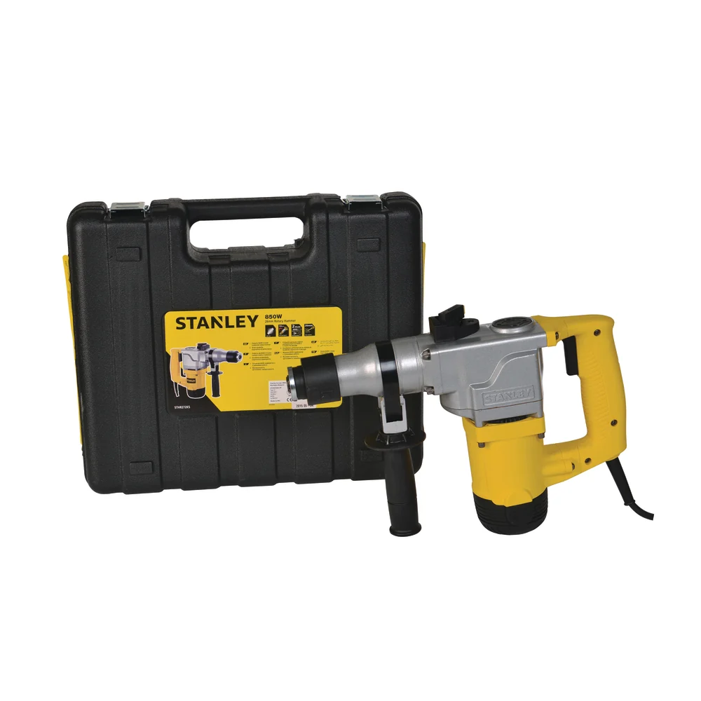 Stanley STHR272KS-IN 850W 26mm 2-Mode L-Shape SDS-Plus Rotary Hammer Kit