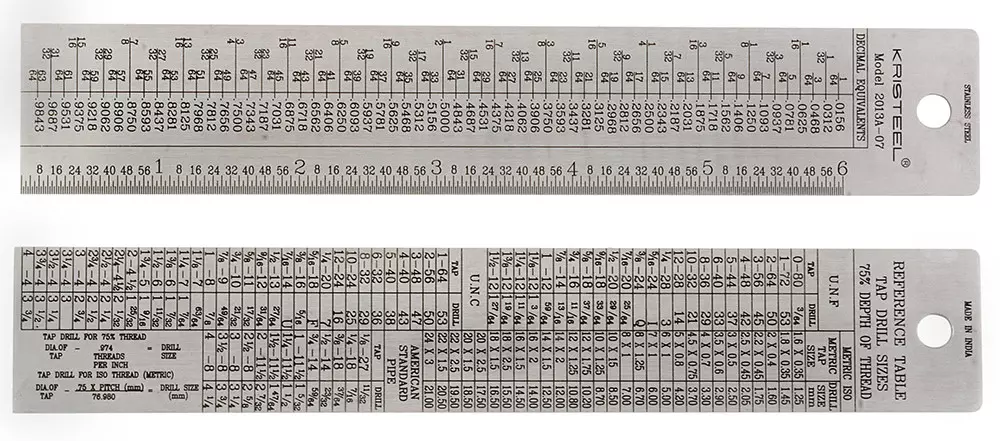 Kristeel RTR Shinwa Reference Table with 152.4 mm (6 Inch) Rule ( pack of 6 pic)