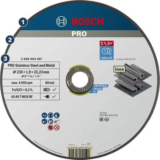 Bosch Expert for INOX Cutting Disc 105x1 mm - 2608607414