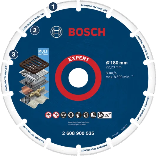 Bosch Expert Diamond Metal Cutting Wheel 180 mm - 2608900535