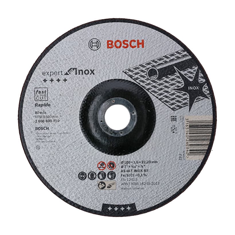 Bosch Expert for INOX Cutting Disc 180x1.6 mm - 2608600710