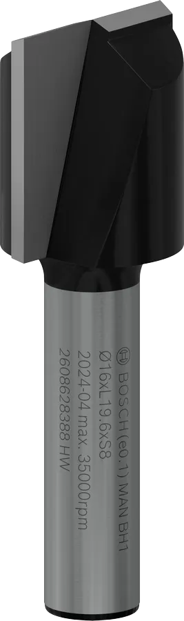 Bosch Router Bit Straight Bit Ø16xL19.6xS8 - 2608628388