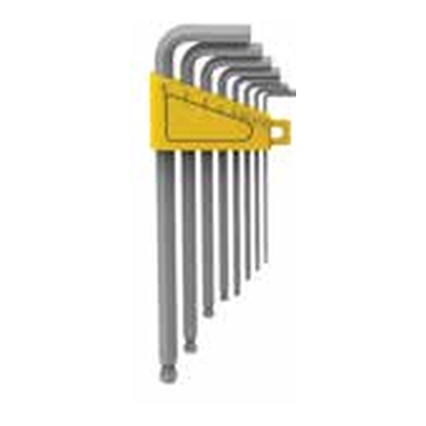 STANLEY STHT69312-8 8PC LONG 8PC LONG SPHERICAL HEX KEY SET - SPHERICAL HEX KEY SET