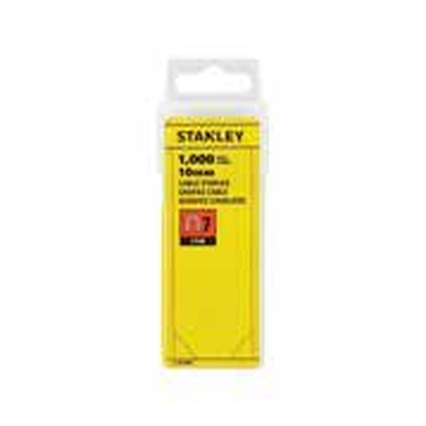 "STANLEY 1-CT108T 12MM/1/2""CABLE STAPLES X1000 7CT100"