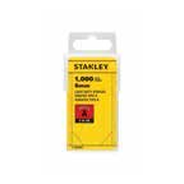 "STANLEY 1-TRA205T 8MM/5/16"" L/D STAPLES(1000) A TYPE"