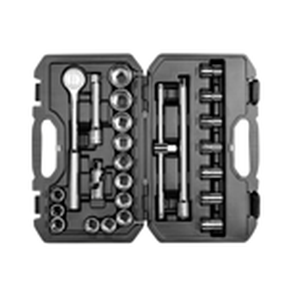 STANLEY STMT45508-LA 1/2DR 25 PCS ROUND HEAD RATCHET SET METRIC