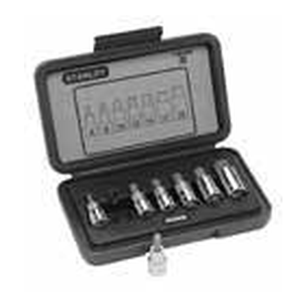 STANLEY 1-89-099 7PC 1/2 SQ. SQ. DR. HEX BIT SOCKET SET MET
