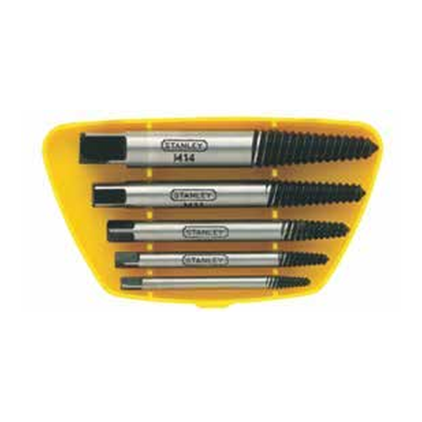 STANLEY 94-171 5PC. EXTRACTORS SET - (3, 6, 8, 11, 14MM)