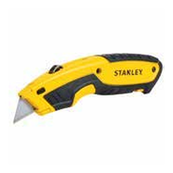 STANLEY FMHT10369 SQUEEZE BI-MATERIAL SQUEEZE BI-MATERIAL AUTO-RETRACT KNIFE - AUTO-RETRACT KNIFE
