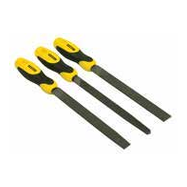 STANLEY 0-22-464 8/200MM 3 PC FILE SET (8” HAND FILE, 2ND CUT, 8” HALF