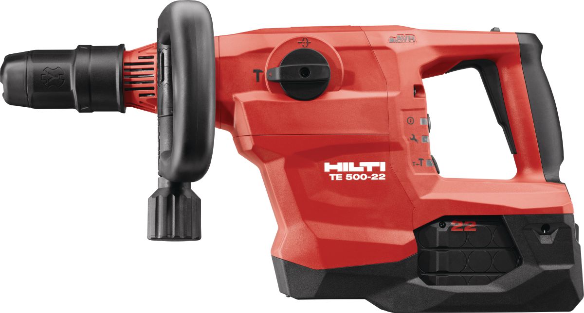 Hilti TE 500-22 SDS-Max Cordless Chipping Hammer Kit #3884609