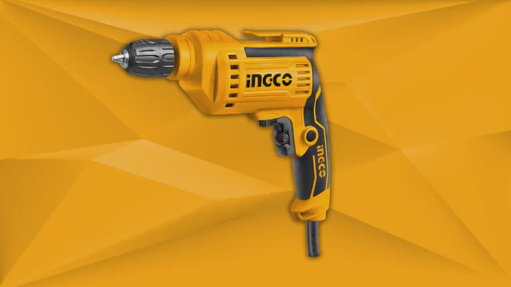 INGCO ED500282 - Electric Drill, 500W, 10mm keyless chuck, 0-3300rpm, 220-240V