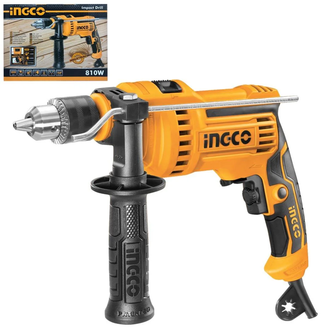 INGCO ID8108 - Impact Drill, 810W, 13mm, 0-2800rpm