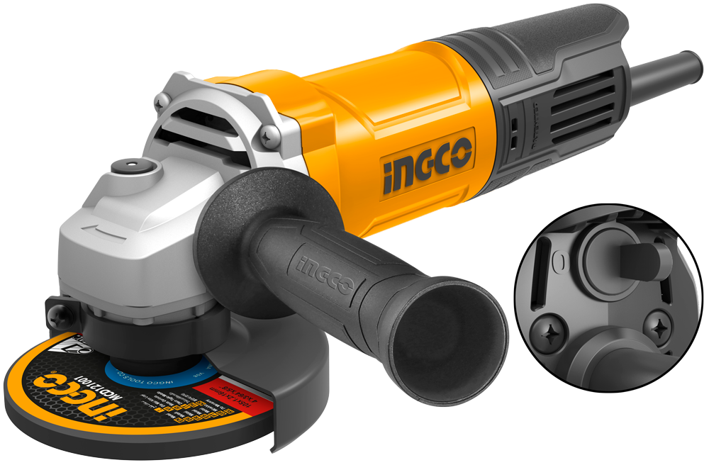 INGCO AG900282 - Angle Grinder, 900W, 100mm, 12000rpm