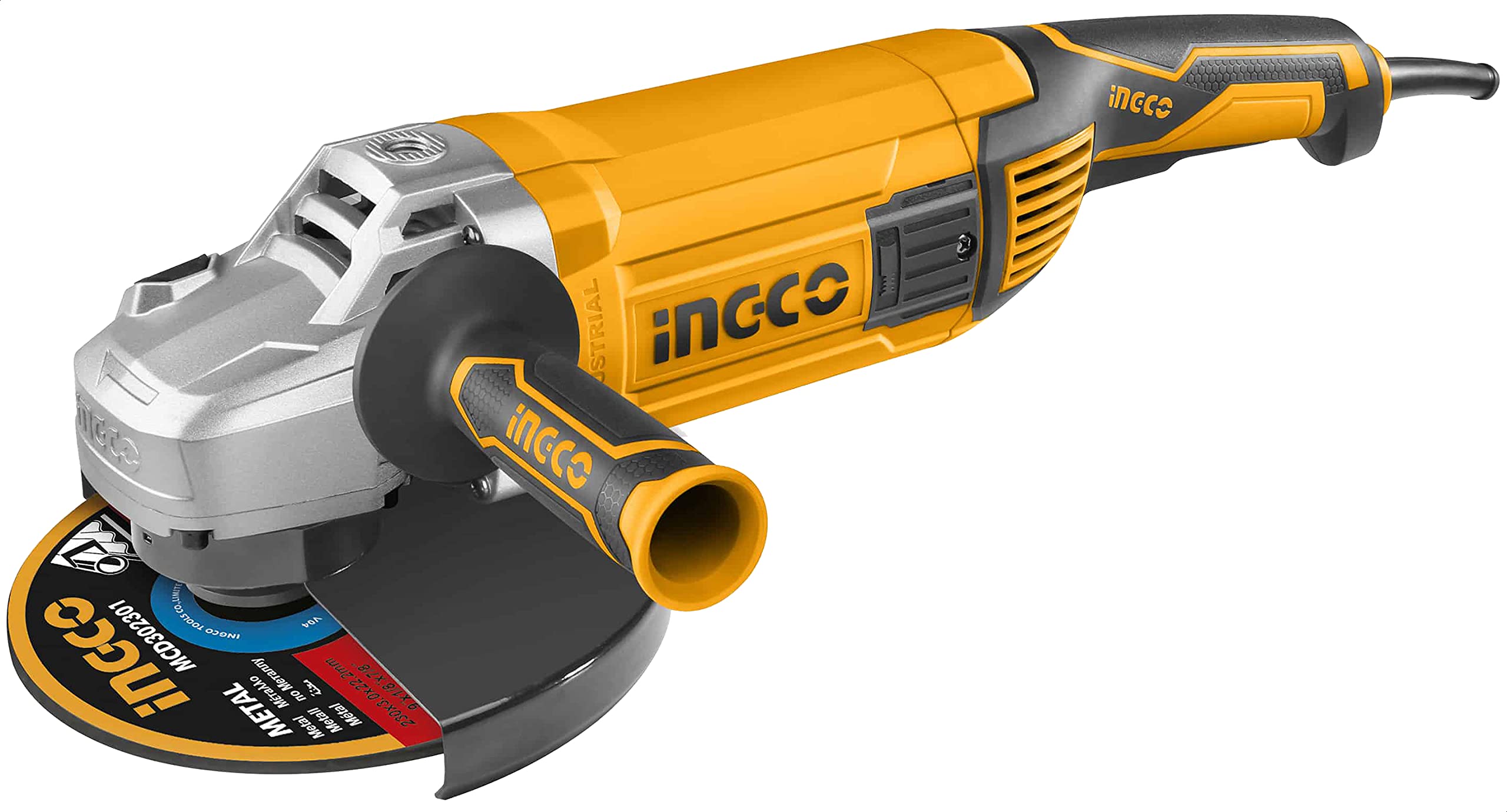 INGCO AG24008 - Angle Grinder, 2400W, 230mm, 6400rpm