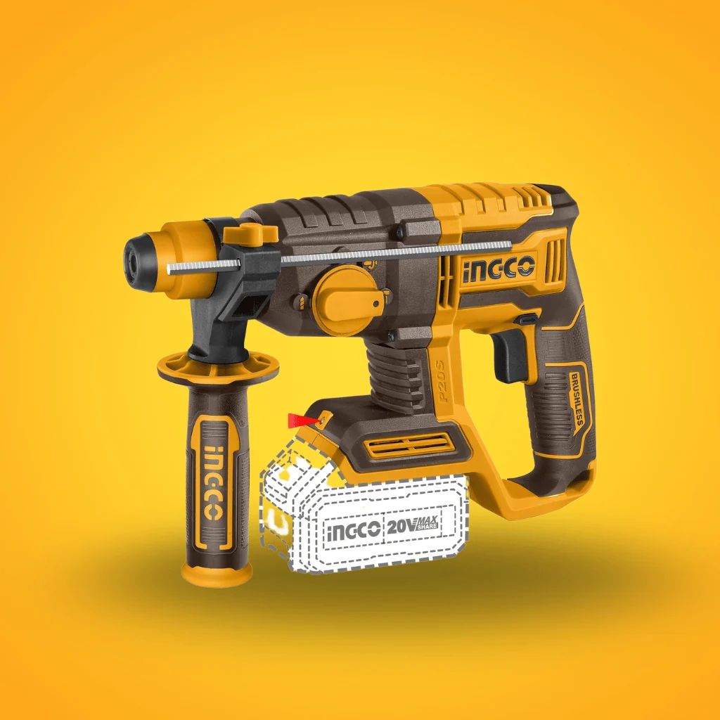 INGCO CRHLI212282 - Cordless Rotary Hammer, 20V, 22 mm, 2.0 J - photo 2