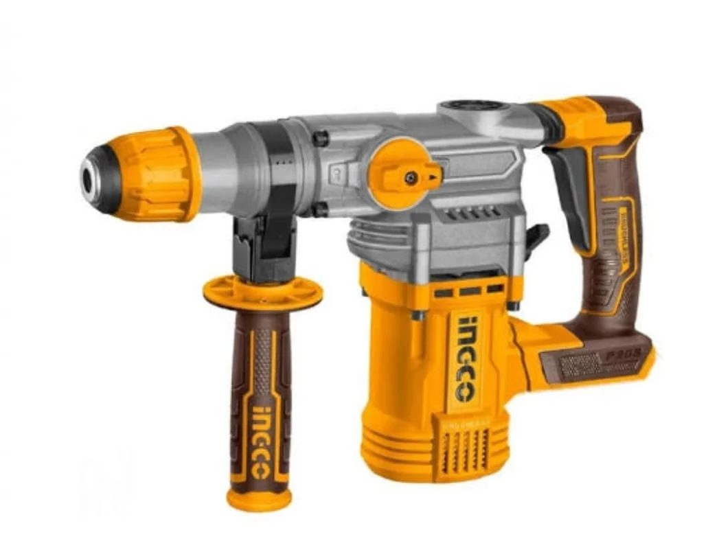 INGCO CRHLI202882 - Cordless Rotary Hammer, 20V, 28 mm, 4.5 J