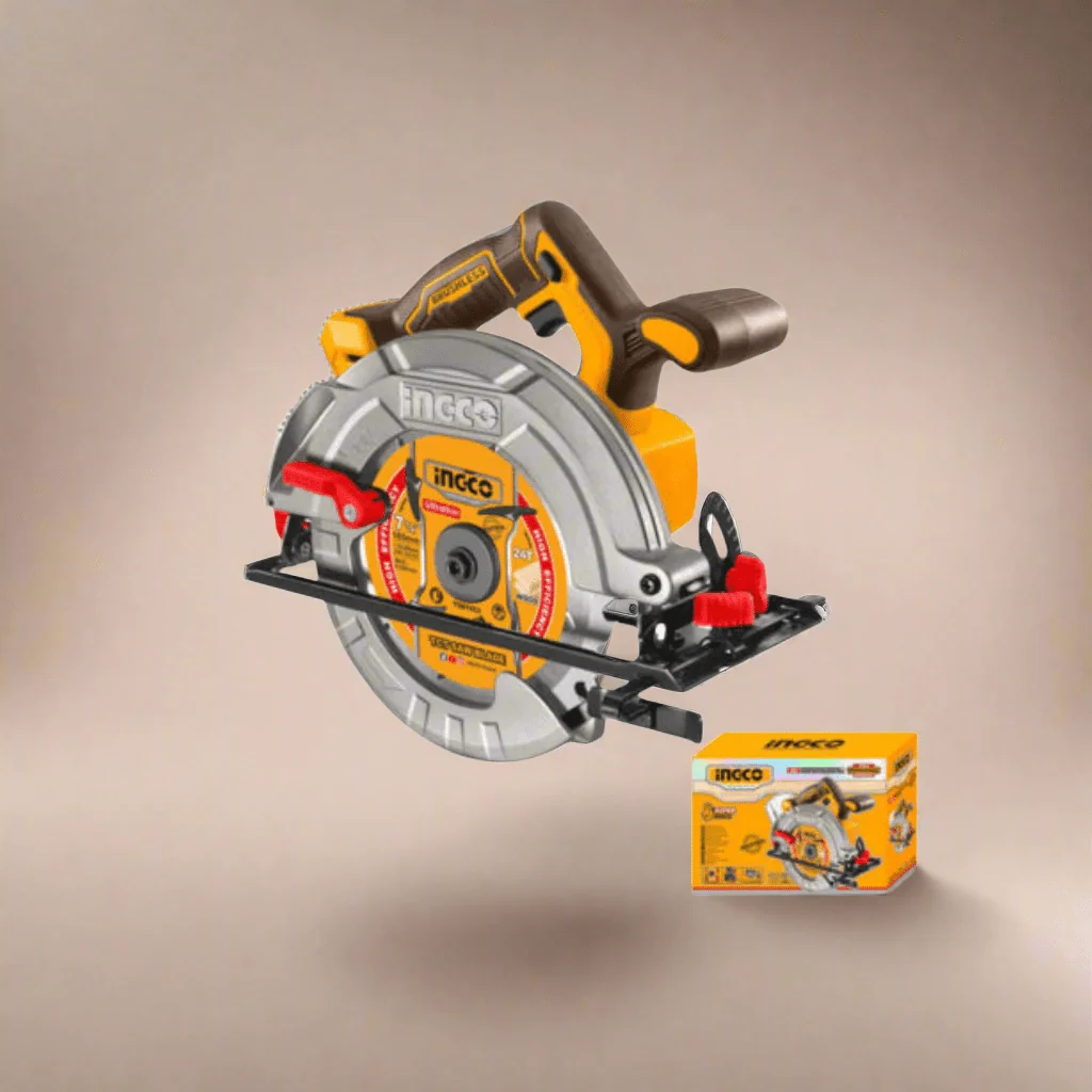INGCO CSLI14021 - Brushless Cordless Circular Saw, 140 mm, 6300 rpm