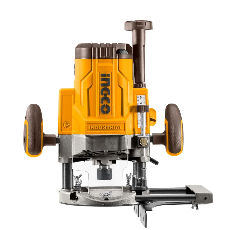 INGCO RT22008 - Variable-Speed Plunge Router, 2200W, 14000-20000 rpm