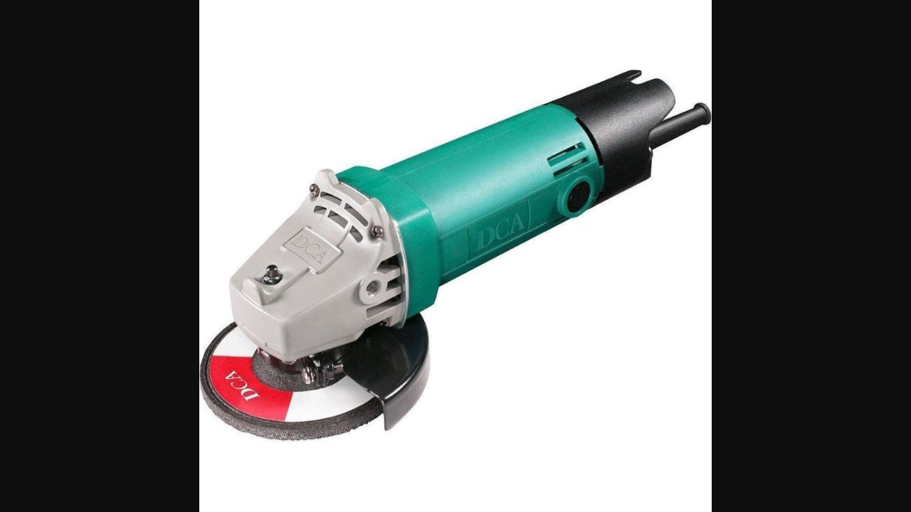 DCA ASM02-100A Corded Angle Grinder, 570 W, 100 mm, 13000 RPM
