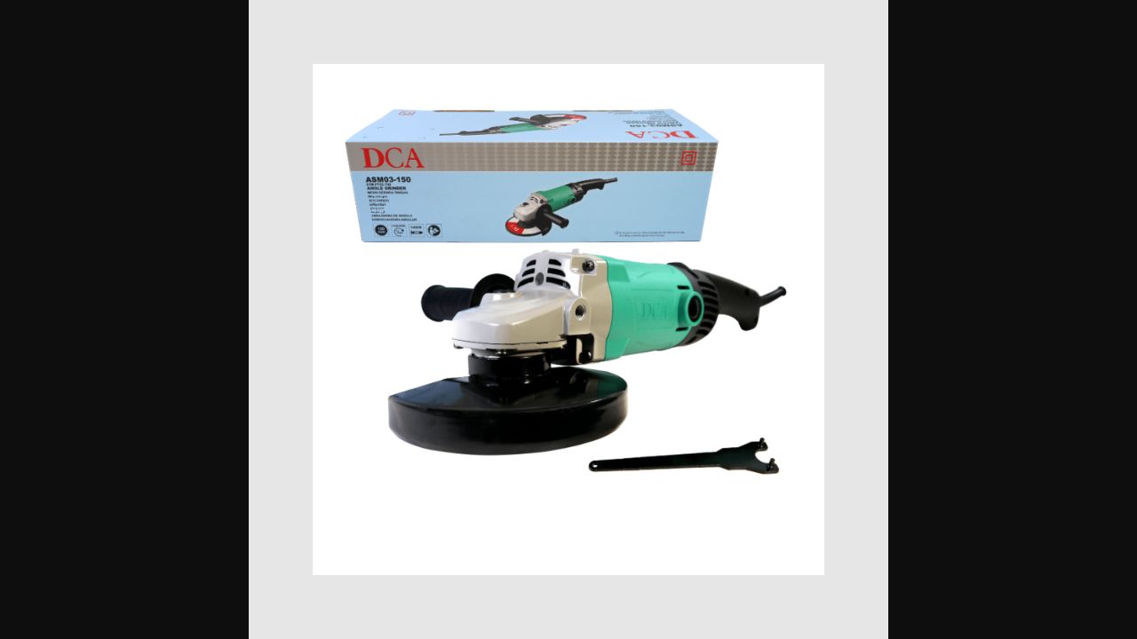 DCA ASM03-150 Corded Angle Grinder, 1400 W, 150 mm, 9000 RPM