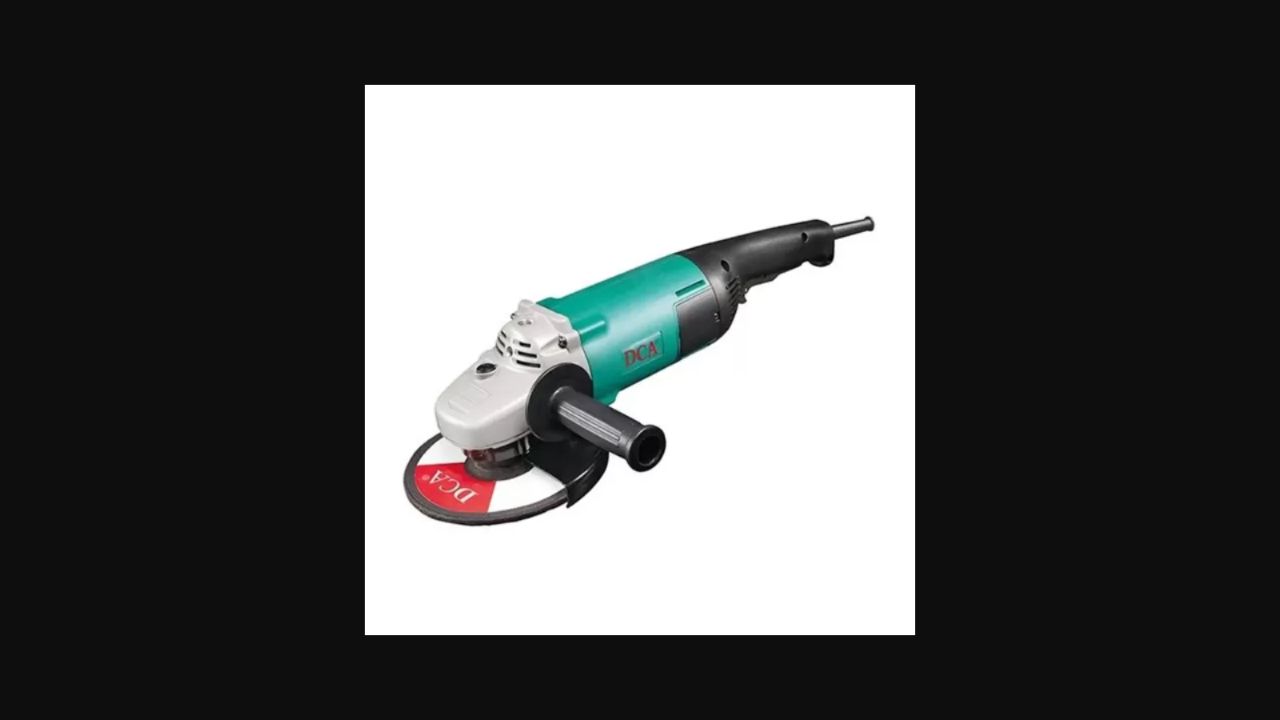 DCA ASM03-230 Corded Angle Grinder, 2200 W, 230 mm, 6600 RPM