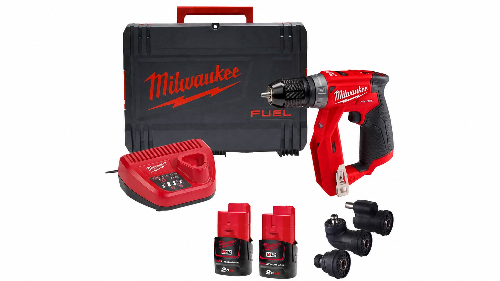 Milwaukee M12 FDDX - M12 FUEL Installation Drill Driver with Interchangeable Heads