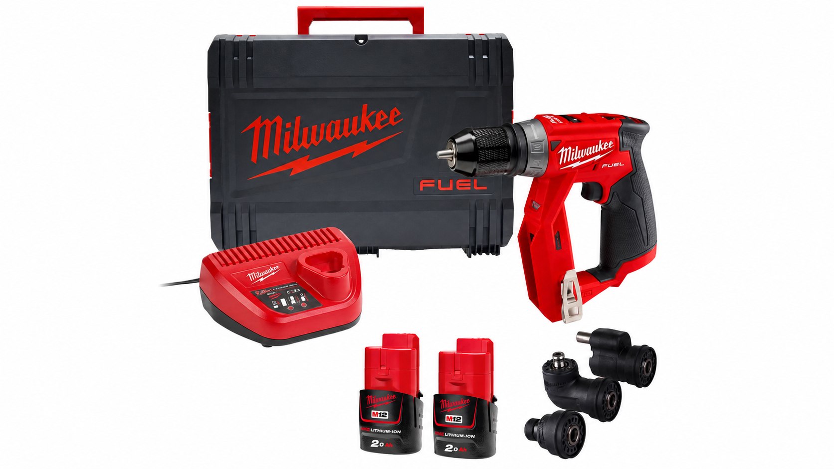 Milwaukee M12 FDDXKIT - M12 FUEL 4-in-1 Installation Drill Driver Kit