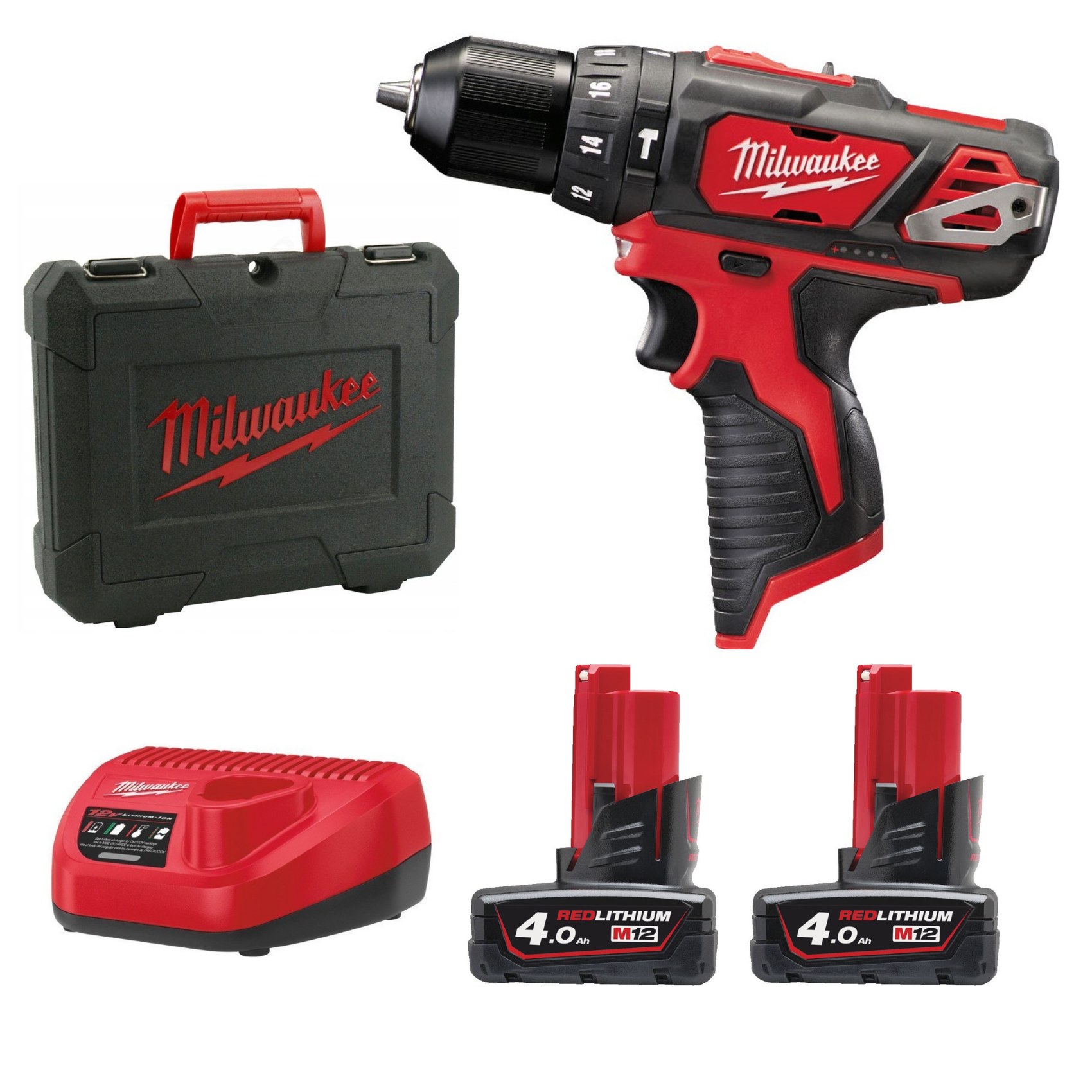 Milwaukee M12 BPD - Hammer Drill Kit