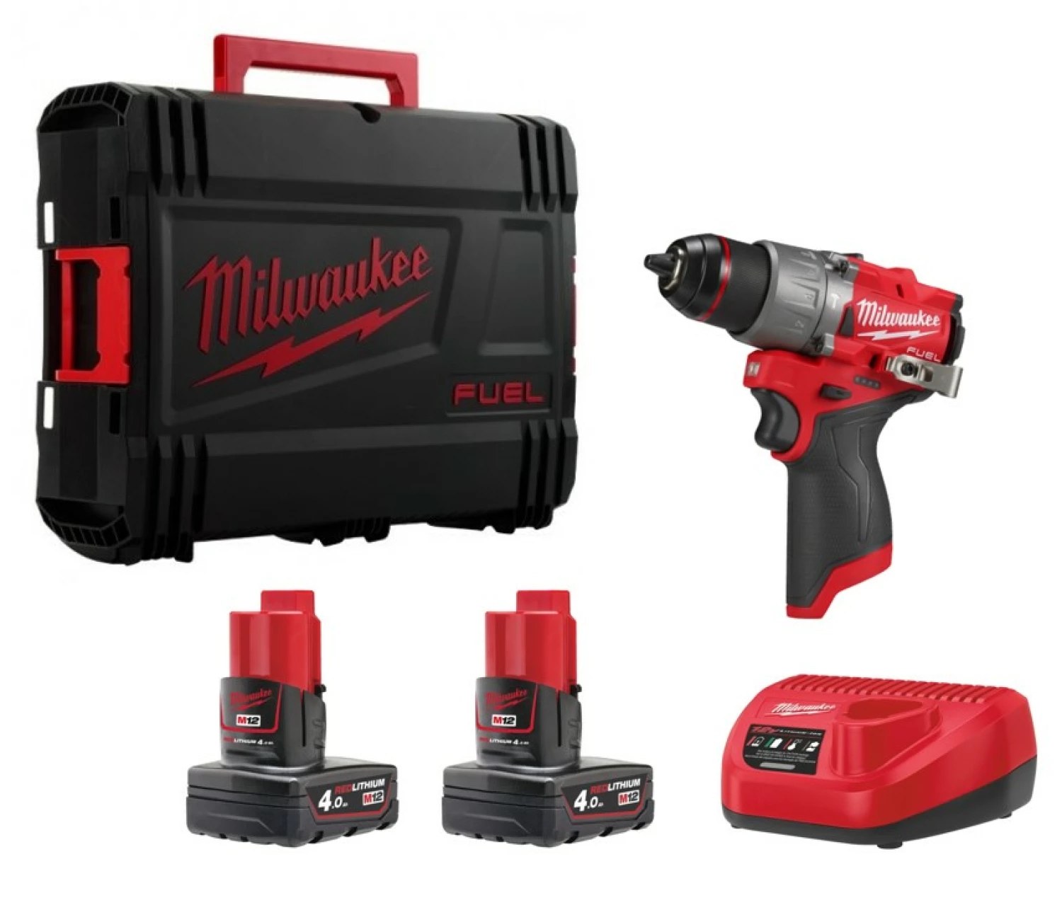 Milwaukee M12 FPD2 - FUEL Hammer Drill Kit