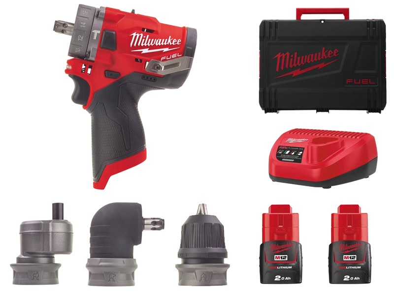 Milwaukee M12 FPDX - FUEL Hammer Drill Kit