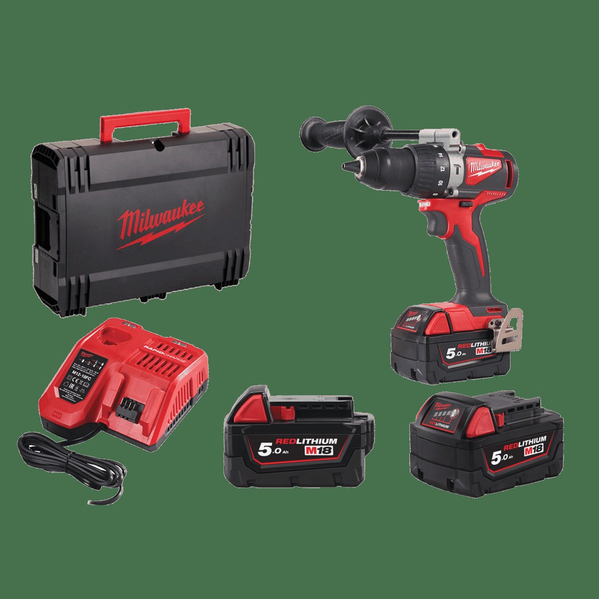 Milwaukee M18 BLPD2 - Brushless Hammer Drill Kit