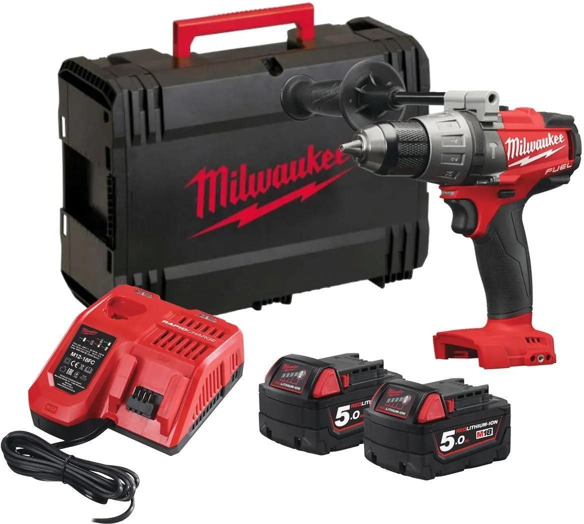 Milwaukee M18 FPD2 - FUEL Hammer Drill Kit