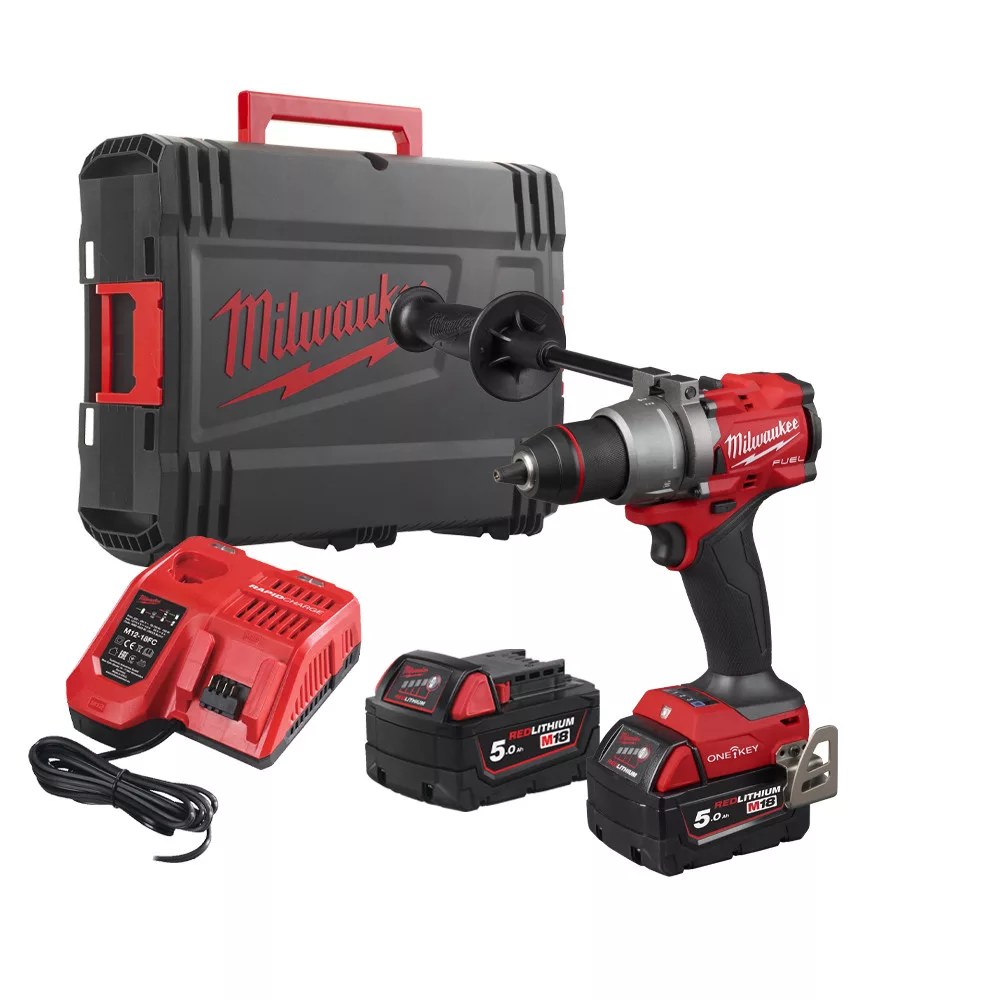 Milwaukee M18 ONEPD3 - ONE-KEY Hammer Drill Kit
