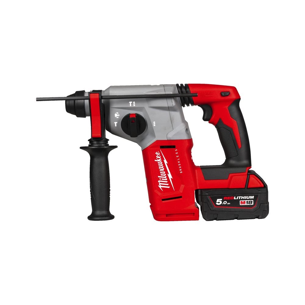 Milwaukee M18 BLH - Brushless 4-Mode 26 mm SDS-Plus Rotary Hammer Kit