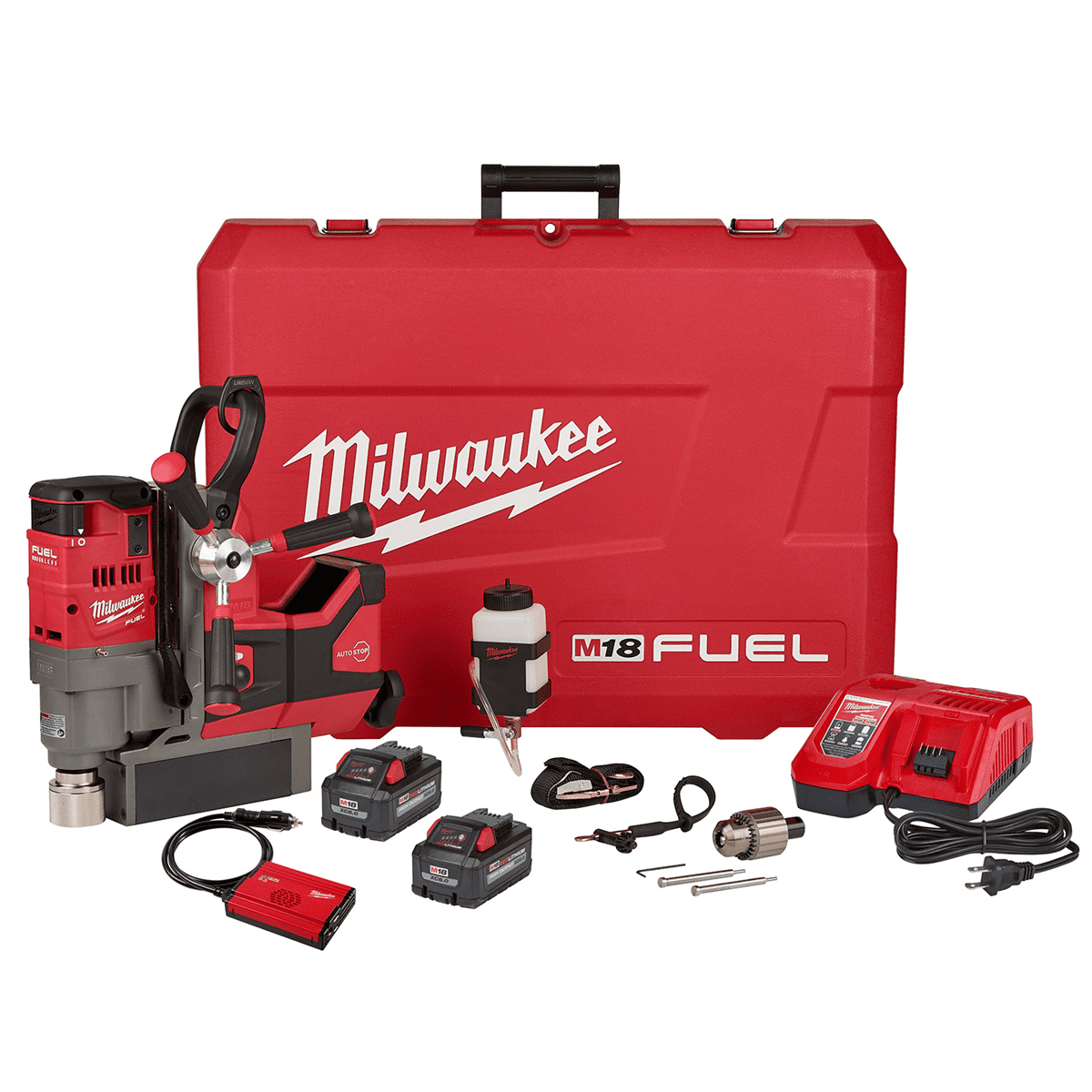 Milwaukee 2788-22HD - M18 FUEL 1-1/2 in Lineman Magnetic Drill High Demand Kit