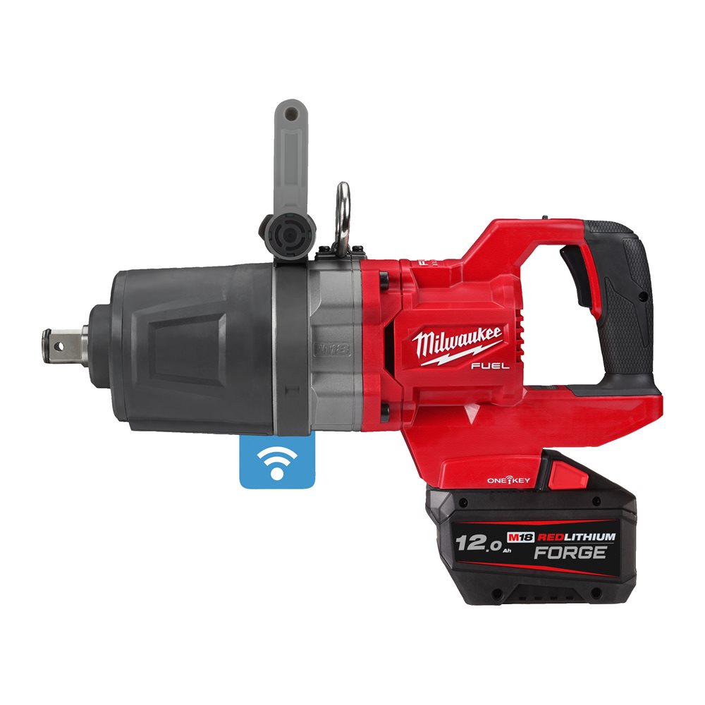 Milwaukee M18 ONEFHIWF1DS - M18 FUEL ONE-KEY 1 in D-Handle Short-Anvil Impact Wrench Kit