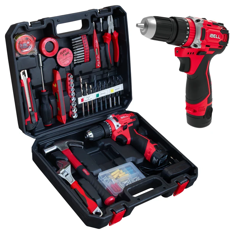 iBELL IBL CT12-30 Cordless Impact Drill Tool Box