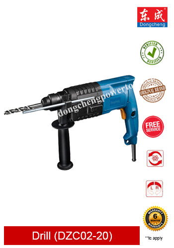 Dongcheng Rotary Hammer DZC02-20 500W 20mm