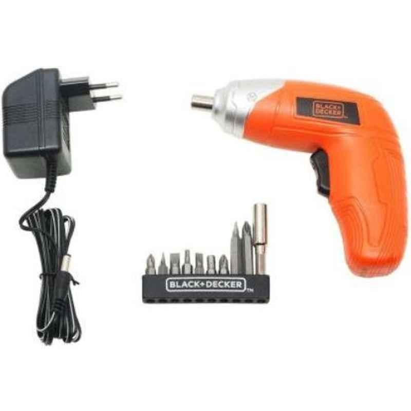 BLACK+DECKER KC3610 3.6V Ni-Cd Cordless Screwdriver with 10-Bit Set
