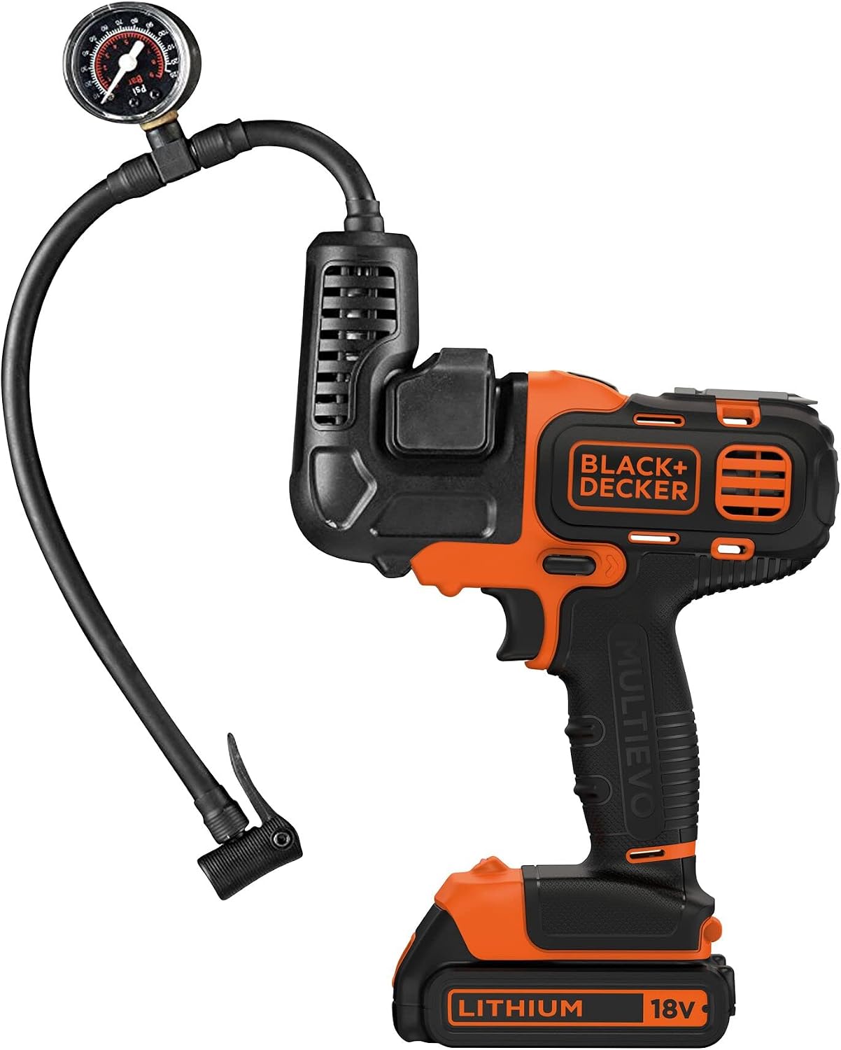 BLACK+DECKER MTNF9 multiEVO High-Pressure Inflator Head