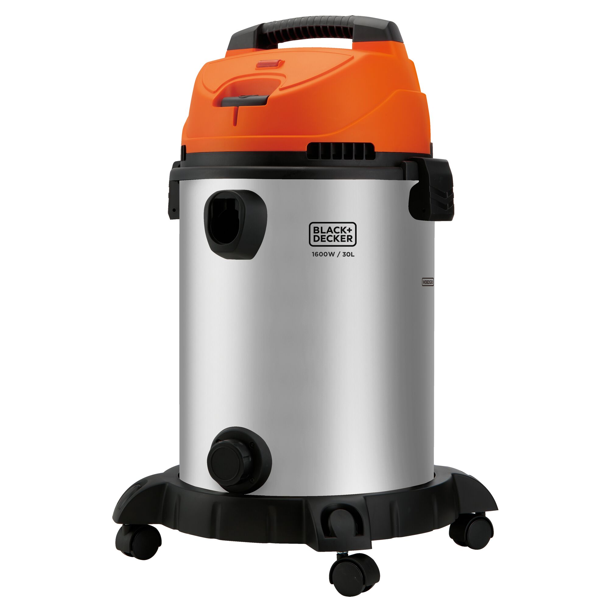 BLACK+DECKER WDBDS30 30L 1600W Stainless Steel Wet & Dry Vacuum Cleaner