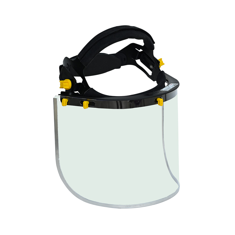 KARAM ES52 Clear Polycarbonate Face Shield with Ratchet Headgear