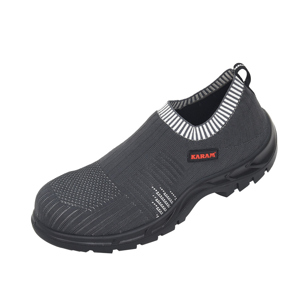 KARAM FS201 Flytex Grey Sporty Slip-on Safety Shoes