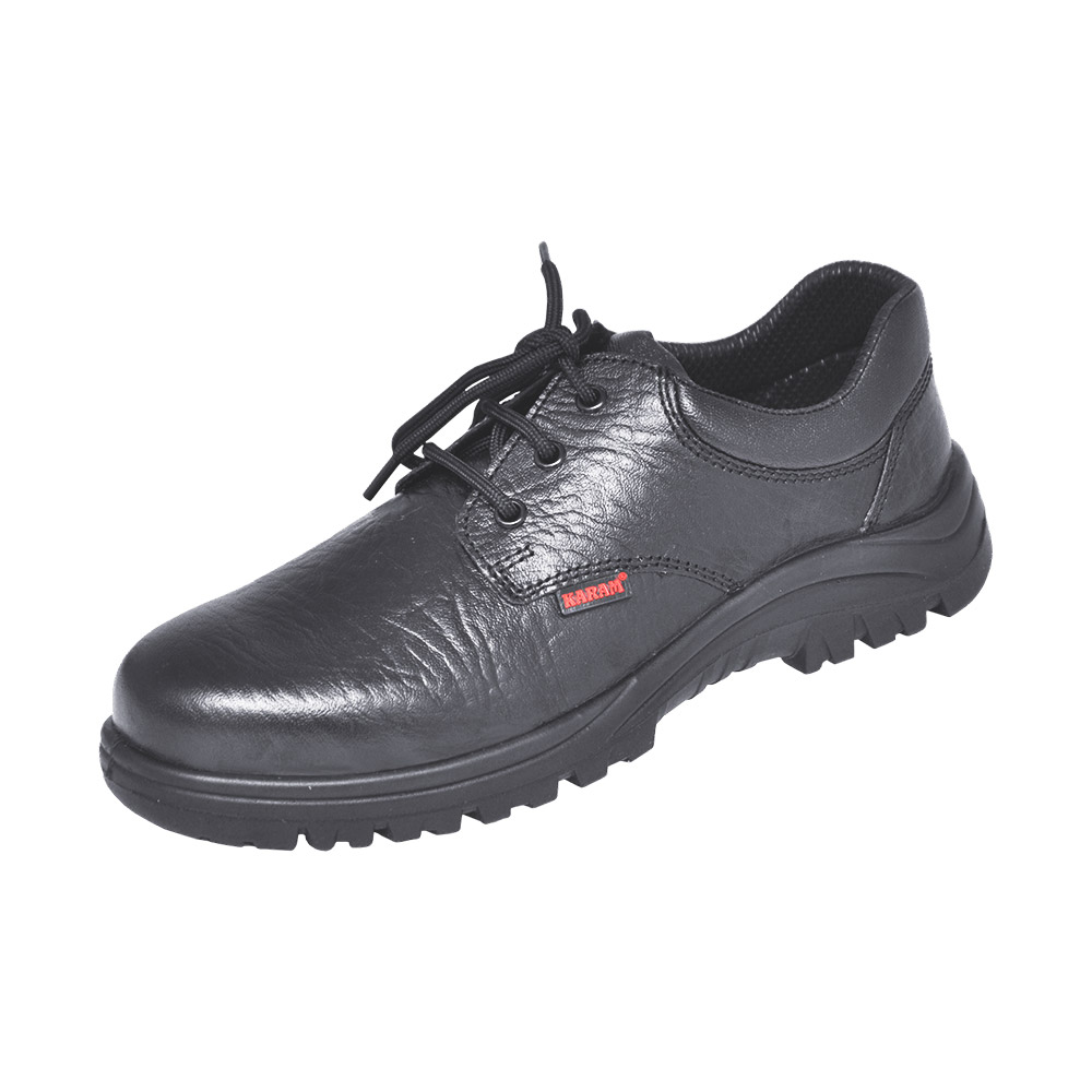 KARAM FS05 Workman Black Leather Safety Shoes