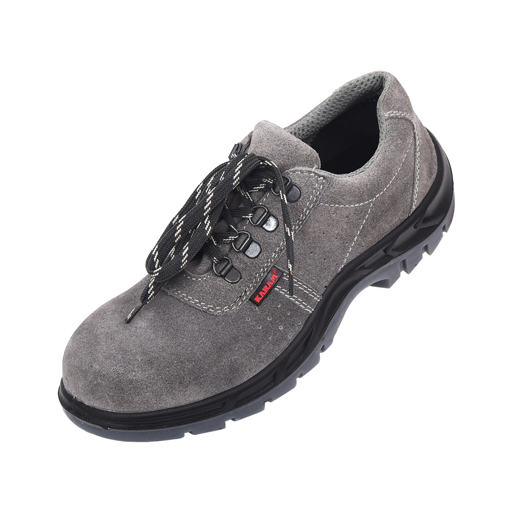 KARAM FS64 Executive Grey Suede Lace-up Safety Shoes